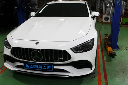 [벤츠] AMG GT43 캘리퍼도색 - 세라믹 오렌지 - 일산멤피스존 - 서울 경기 일산 파주 브레이크 캘리퍼도색 잘하는곳 비용 신형개조 컨버젼 / 파주 운정로