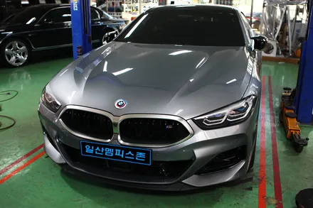 [BMW] 850i 캘리퍼도색 - 리얼 카퍼 - 일산멤피스존 - 서울 경기 일산 파주 브레이크 캘리퍼도색 잘하는곳 비용 신형개조 컨버젼 / 파주 운정로