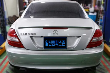 [벤츠] SLK350 우레탄 캘리퍼도색 복원 - 커스텀 실버 - 일산멤피스존 - 서울 경기 일산 파주 운정 브레이크 캘리퍼도색 드레스업 튜닝 복원 잘하는곳 비용 / 파주 운정로