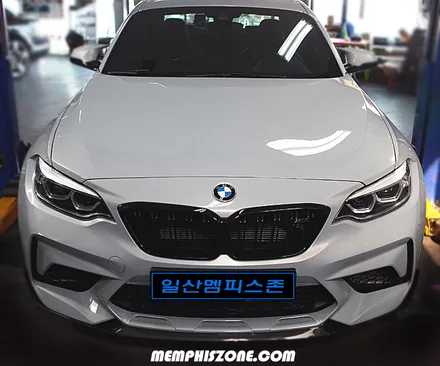 [BMW] M2 우레탄 캘리퍼도색 - 커스텀 그레이 - 일산멤피스존 - 서울 경기 일산 파주 브레이크 캘리퍼도색 드레스업 튜닝 복원 잘하는곳 / 파주 운정로