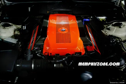 [BMW] E38 740i 엔진커버 도색 - 커스텀 디자인 컬러 - 일산멤피스존 - 서울 경기 일산 파주 브레이크 캘리퍼도색 드레스업 튜닝 복원 잘하는곳 / 파주 운정로