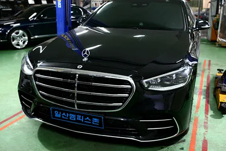[벤츠] S400d (W223) 우레탄 캘리퍼도색 - 일산멤피스존 - 일산 운정 파주 캘리퍼도색 잘하는곳&비용 드레스업 튜닝 / 파주 운정로
