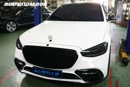 [벤츠] S350d (W223) 브레이크 캘리퍼도색 복원(재작업) - 세라믹 오렌지 - 일산 멤피스존 캘리퍼도색 잘하는곳 / 경기 파주