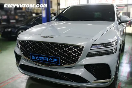 [제네시스] GV80 쿠페 브레이크 캘리퍼도색 - 익스트림 레드 - 일산 멤피스존 캘리퍼도색 잘하는곳 / 경기 파주