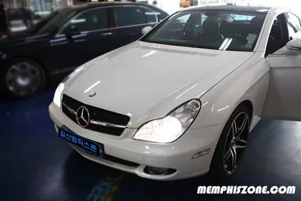 [카오디오] 벤츠 CLS350 (W219) 블루투스 모듈 AUX 장착 - 비위드 RT-1 - 일산 멤피스존 카오디오 / 경기 파주