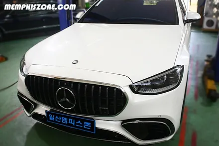 [벤츠] S500 (W223) 브레이크 캘리퍼도색 - 익스트림 레드 - 일산 멤피스존 드레스업 튜닝 / 경기 파주