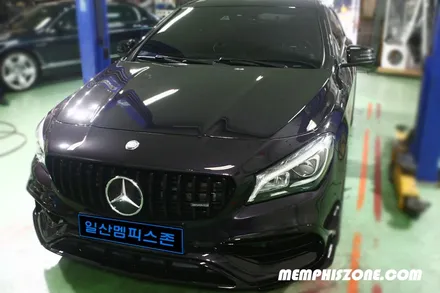[벤츠] AMG CLA45 브레이크 캘리퍼도색 - 세라믹 오렌지 - 일산 멤피스존 드레스업 튜닝 / 경기 파주