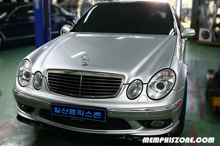 [벤츠] E500 (W211) 브레이크 캘리퍼도색 복원 - 커스텀 메탈릭 블랙 - 일산 멤피스존 드레스업 튜닝 파주 운정 / 경기 파주