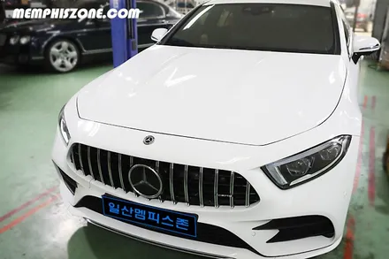 [벤츠] CLS450 (C257) 브레이크 캘리퍼도색/비용 - 플래쉬 옐로우 형광색 - 일산 멤피스존 드레스업 튜닝 - 파주 운정 / 경기 파주