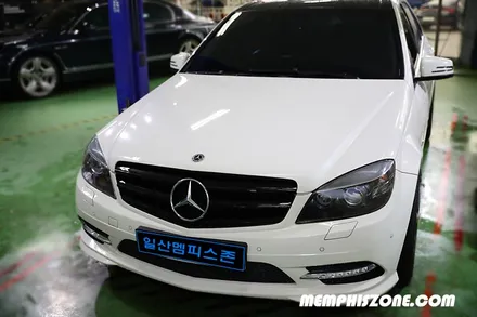 [벤츠] C200 (W205) 브레이크 캘리퍼도색 (재도색/복원) - 익스트림 레드 - 일산 멤피스존 드레스업 튜닝 파주 운정 / 경기 파주