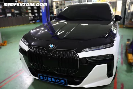 [BMW] i7(G70) 브레이크 캘리퍼도색 - 세라믹 오렌지 - 일산 멤피스존 드레스업 튜닝 파주 운정 잘하는곳 비용 / 경기 파주