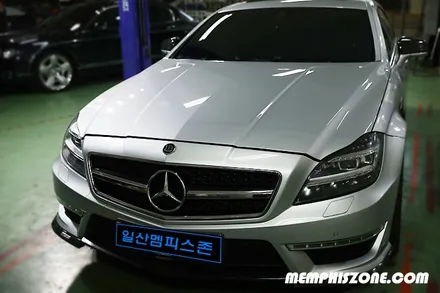 [벤츠] CLS63 AMG (W218) 캘리퍼도색 - 커스텀 오렌지 - 일산 멤피스존 서울 경기 파주 운정 캘리퍼도색 잘하는곳 비용 / 경기 파주