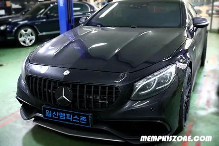 [벤츠] AMG S63 쿠페 (W222) 캘리퍼도색 - 세라믹 오렌지 - 일산 멤피스존 드레스업 튜닝 수입차 전문 캘리퍼도색 잘하는곳 파주 운정 / 경기 파주