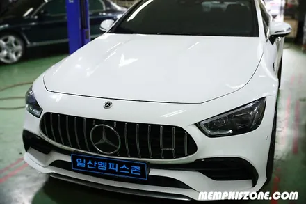 [벤츠] AMG GT43 브레이크 캘리퍼도색 - 세라믹 오렌지 - 일산 멤피스존 - 일산 파주 운정 드레스업 튜닝 잘하는곳 / 경기 파주