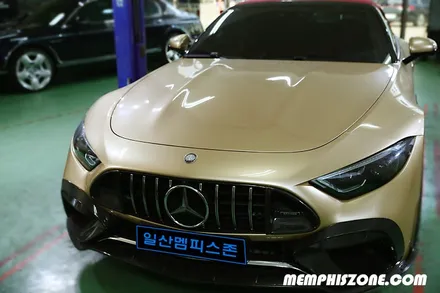 [벤츠] AMG SL43 브레이크 캘리퍼도색 - 커스텀 브라부스 건메탈 - 일산 멤피스존 - 파주 운정 드레스업 튜닝 슈퍼카 전문 / 경기 파주
