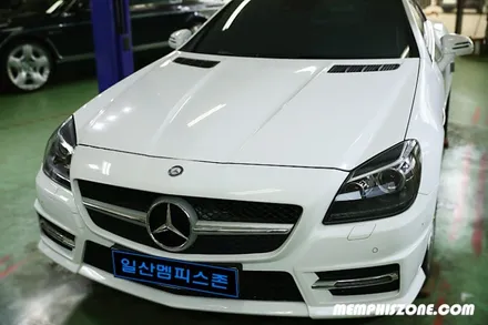 [벤츠] SLK 200 캘리퍼도색 -  에르메스 오렌지 - 일산 멤피스존 파주 운정 드레스업 튜닝 슈퍼카 수입차 전문 / 경기 파주