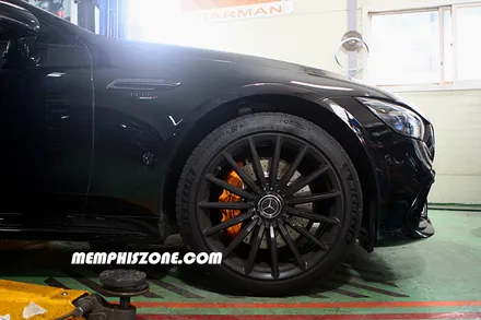 [벤츠] AMG GT 우레탄 캘리퍼도색 - 커스텀 메탈릭 오렌지(개인주문컬러) - 일산멤피스존 - 일산 경기 파주 서울 캘리퍼도색 잘하는곳 비용 드레스업 신형개조 / 파주 운정로