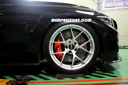 [BMW] M4 우레탄 캘리퍼도색 - 커스텀 오렌지(개인주문컬러) - 일산멤피스존 - 서울 경기 일산 파주 브레이크 캘리퍼도색 잘하는곳 비용 신형개조 컨버젼 / 파주 운정로