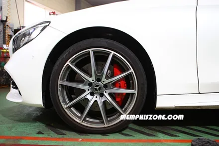 [벤츠] S450 쿠페 우레탄 캘리퍼도색 - 익스트림 레드 - 일산멤피스존 - 서울 경기 일산 파주 운정 브레이크 캘리퍼도색 드레스업 튜닝 복원 잘하는곳 비용 / 파주 운정로