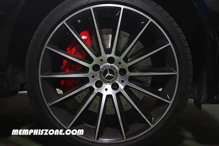 [벤츠] CLS450(C257) 우레탄 캘리퍼도색 - 익스트림 레드 - 일산멤피스존 - 서울 경기 일산 파주 브레이크 캘리퍼도색 드레스업 튜닝 복원 잘하는곳 / 파주 운정로