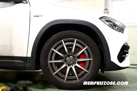 [벤츠] AMG GLA45 캘리퍼도색 - 일산멤피스존 운정 파주 캘리퍼도색 잘하는곳 가격&비용 드레스업 튜닝 / 파주 운정로