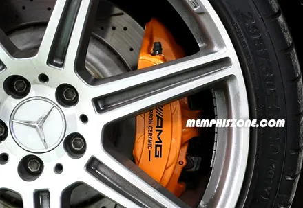 [벤츠] SLS 63 AMG 브레이크 캘리퍼도색 - 세라믹 오렌지 - 일산 멤피스존 드레스업 튜닝 수퍼카 전문 / 경기 파주