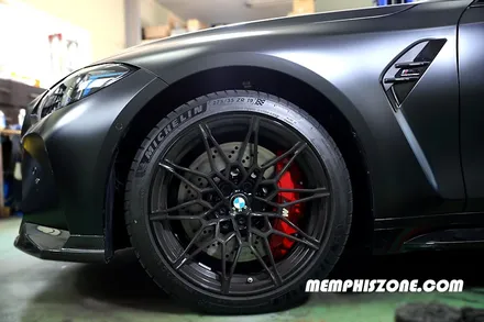 [BMW] M3 (G80) 브레이크 캘리퍼도색 - 익스트림 레드 - 일산 멤피스존 드레스업 튜닝 캘리퍼도색 잘하는곳 비용 시간 / 경기 파주