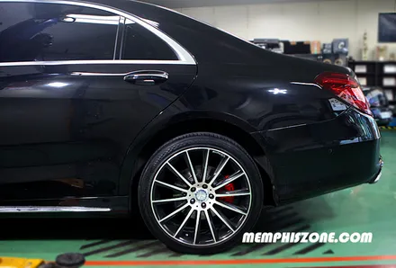 [벤츠] S350(W222) 우레탄 캘리퍼도색 - 익스트림 레드 - 일산멤피스존 - 서울 경기 일산 파주 브레이크 캘리퍼도색 드레스업 튜닝 복원 잘하는곳 / 파주 운정로