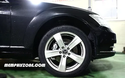 [벤츠] S500 (W221) 캘리퍼도색 - 일산멤피스존 브레이크 복원 드레스업 튜닝 일산 파주 운정 캘리퍼도색 잘하는곳&비용 가격 / 파주 운정로