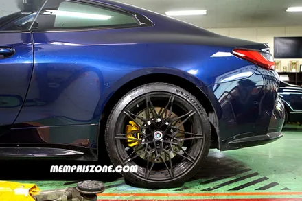 [BMW] M4(G82) 우레탄 캘리퍼도색 - 익스트림 옐로우 - 일산멤피스존 - 서울 경기 일산 파주 브레이크 캘리퍼도색 잘하는곳 비용 신형개조 컨버젼 / 파주 운정로
