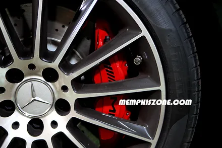 [벤츠] AMG SLC43 캘리퍼도색 - 익스트림 레드 - 일산멤피스존 - 서울 경기 일산 파주 브레이크 캘리퍼도색 드레스업 튜닝 복원 잘하는곳 / 파주 운정로