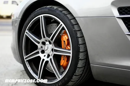 [벤츠] SLS 63 AMG 브레이크 캘리퍼도색 - 세라믹 오렌지 - 일산 멤피스존 드레스업 튜닝 수퍼카 전문 / 경기 파주