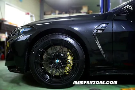 [BMW] M4 컨버터블 캘리퍼도색 - 리얼 골드 - 일산 멤피스존 파주 운정 드레스업 튜닝 슈퍼카 전문 / 경기 파주