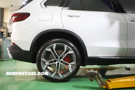 [BMW] X5 30d 우레탄 캘리퍼도색 - 익스트림 레드 - 일산멤피스존 - 서울 경기 일산 파주 브레이크 캘리퍼도색 잘하는곳 비용 신형개조 컨버젼 / 파주 운정로