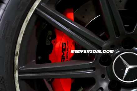 [벤츠] CLS63 AMG 캘리퍼도색 - 플래쉬 플라밍고(형광색) - 일산멤피스존 - 서울 경기 일산 파주 브레이크 캘리퍼도색 잘하는곳 비용 신형개조 컨버젼 / 파주 운정로