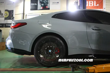 [BMW] M4 우레탄 캘리퍼도색 - 익스트림 레드 - 일산멤피스존 - 서울 경기 일산 파주 브레이크 캘리퍼도색 잘하는곳 비용 신형개조 컨버젼 / 파주 운정로