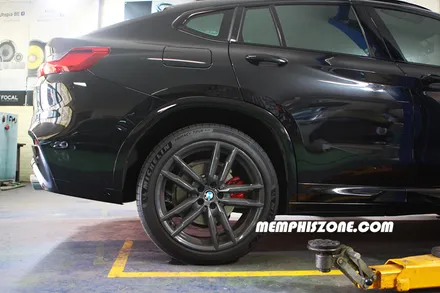 [BMW] X4 우레탄 캘리퍼도색 - 익스트림 레드 - 일산멤피스존 - 서울 경기 일산 파주 브레이크 캘리퍼도색 잘하는곳 비용 신형개조 컨버젼 / 파주 운정로