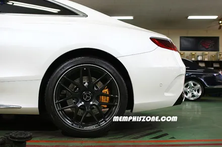 [벤츠] AMG S63 쿠페 캘리퍼도색 - 세라믹 오렌지 - 일산멤피스존 - 서울 경기 일산 파주 브레이크 캘리퍼도색 잘하는곳 비용 신형개조 컨버젼 / 파주 운정로
