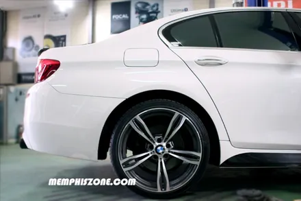 [BMW] 520d (F10) 우레탄 캘리퍼도색 - 리얼 블랙 - 일산멤피스존 - 서울 경기 일산 파주 운정 브레이크 캘리퍼도색 드레스업 튜닝 복원 잘하는곳 비용 / 파주 운정로