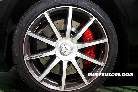 [벤츠] AMG S63 W222 캘리퍼도색 - 익스트림 레드 - 일산멤피스존 - 서울 경기 일산 파주 브레이크 캘리퍼도색 드레스업 튜닝 복원 잘하는곳 / 파주 운정로