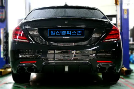 [벤츠] AMG S63(W222) 캘리퍼도색(브라부스 레터링) - 일산멤피스존 - 서울 경기 일산 파주 브레이크 캘리퍼도색 드레스업 튜닝 복원 잘하는곳 / 파주 운정로