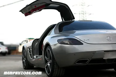 [벤츠] SLS 63 AMG 브레이크 캘리퍼도색 - 세라믹 오렌지 - 일산 멤피스존 드레스업 튜닝 수퍼카 전문 / 경기 파주
