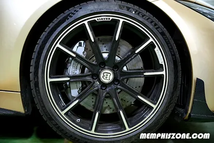 [벤츠] AMG SL43 브레이크 캘리퍼도색 - 커스텀 브라부스 건메탈 - 일산 멤피스존 - 파주 운정 드레스업 튜닝 슈퍼카 전문 / 경기 파주
