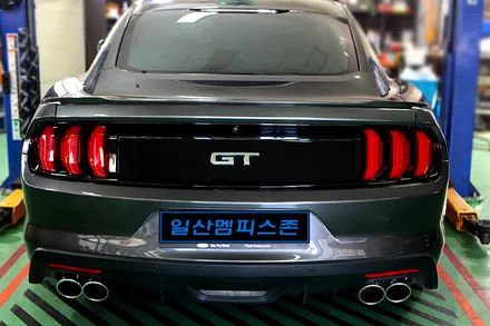 [포드] 머스탱 캘리퍼도색 - 커스텀 민트(타업체 작업 재도색) - 일산멤피스존 - 서울 경기 일산 파주 브레이크 캘리퍼도색 잘하는곳 비용 신형개조 컨버젼 / 파주 운정로