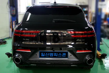 [제네시스] GV70 우레탄 캘리퍼도색 - 익스트림 레드 - 일산멤피스존 - 서울 경기 일산 파주 브레이크 캘리퍼도색 잘하는곳 비용 신형개조 컨버젼 / 파주 운정로