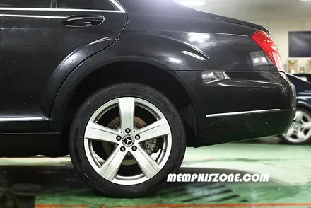 [벤츠] S500 (W221) 캘리퍼도색 - 일산멤피스존 브레이크 복원 드레스업 튜닝 일산 파주 운정 캘리퍼도색 잘하는곳&비용 가격 / 파주 운정로