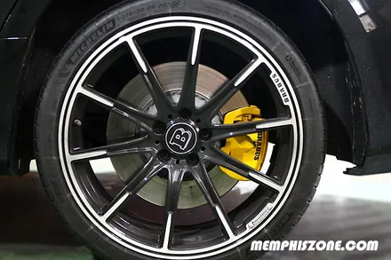 [벤츠] CLS 450 (C257) 브레이크 캘리퍼도색 - 익스트림 옐로우 브라부스 레터링 - 일산 멤피스존 - 드레스업 투닝 파주 운정 수퍼카 전문 / 경기 파주
