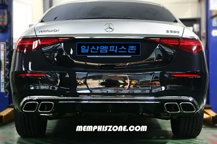 [벤츠] S580 (W223) 브레이크 캘리퍼도색 - 세라믹 오렌지 - 일산 멤피스존 드레스업 컨버젼 파주 운정 튜닝 / 경기 파주