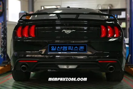 [포드] 머스탱 우레탄 캘리퍼도색 - 익스트림 레드 - 일산멤피스존 - 서울 경기 일산 파주 운정 브레이크 캘리퍼도색 드레스업 튜닝 복원 잘하는곳 비용 / 파주 운정로