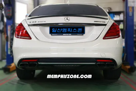 [벤츠] AMG S63 W222 캘리퍼도색 - 세라믹 오렌지 - 일산멤피스존 - 서울 경기 일산 파주 운정 브레이크 캘리퍼도색 드레스업 튜닝 복원 잘하는곳 비용 / 파주 운정로